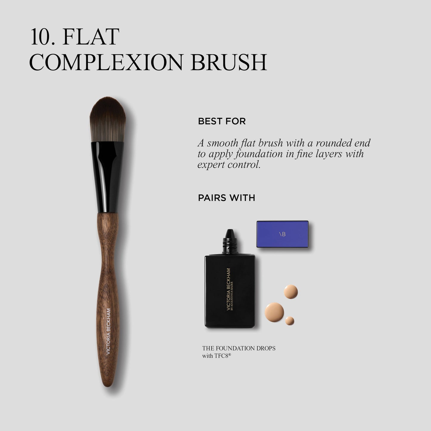 10. Flat Complexion Brush