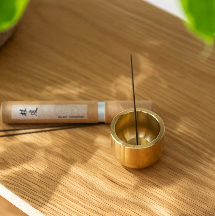 &INCENSE Brass Incense Burner