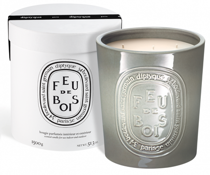 Feu De Bois/Wood Fire Indoor & Outdoor 1500g Candle
