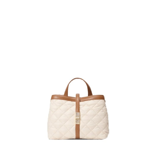 Mini Astor Top Handle - Sandshell With Brown