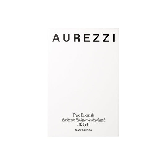 24K Gold Black Bristles Travel Essentials